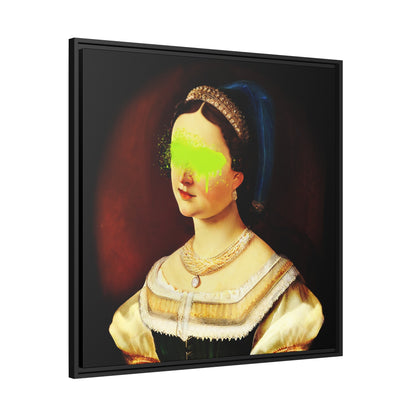 Elizabeth - Framed Square Canvas