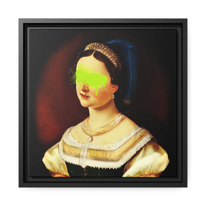 Elizabeth - Framed Square Canvas