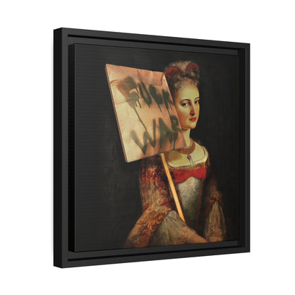 Fuck War - Framed Canvas