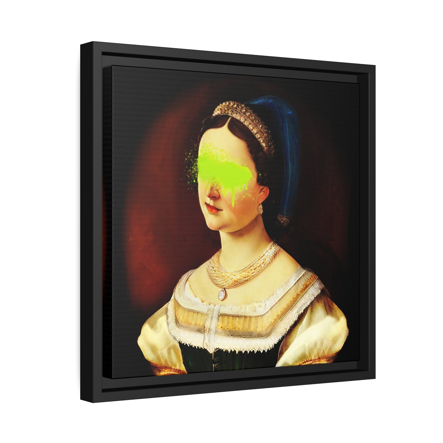 Elizabeth - Framed Square Canvas