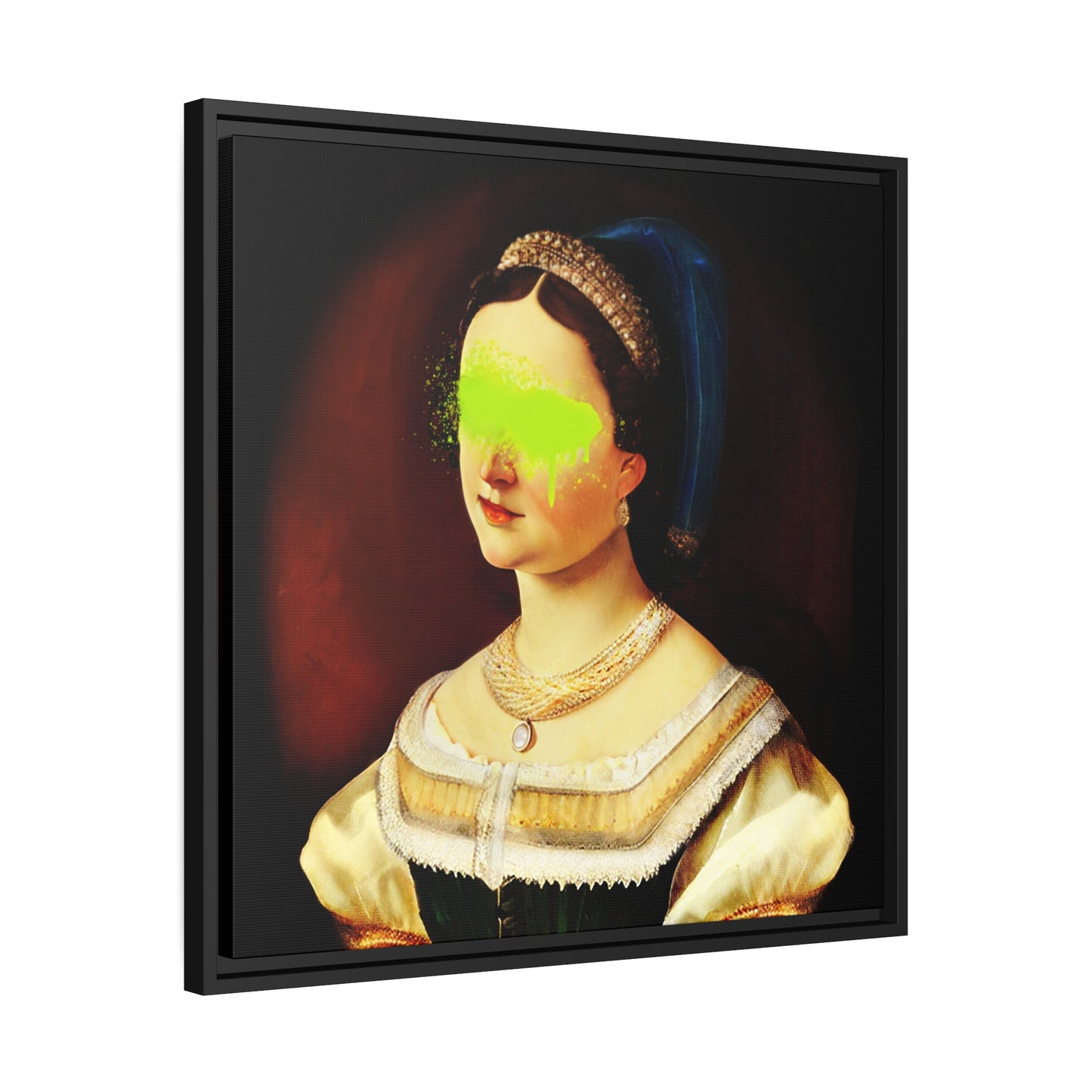 Elizabeth - Framed Square Canvas