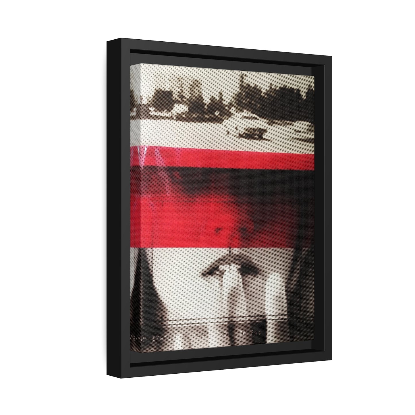 Cadillac Kiss Red - Framed Canvas