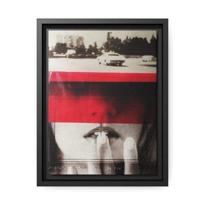 Cadillac Kiss Red - Framed Canvas