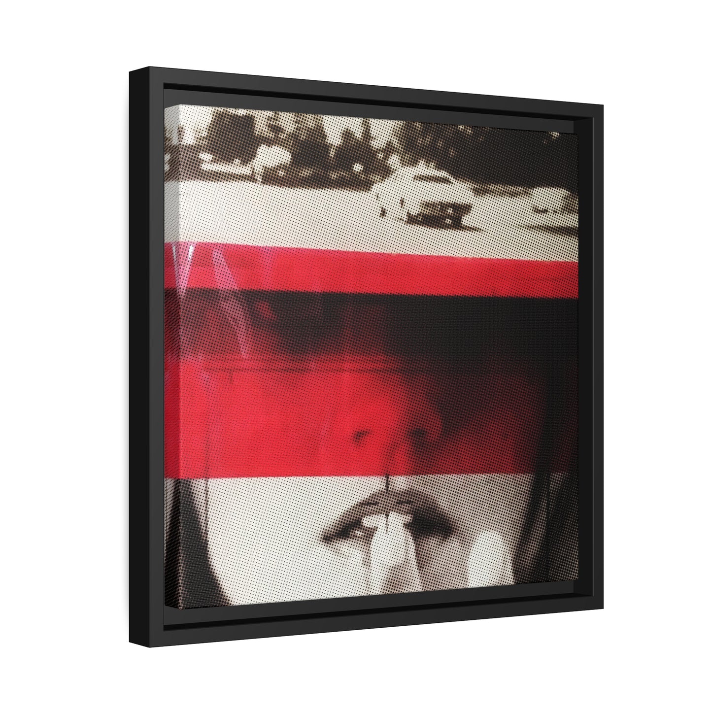 Cadillac Kiss Red - Framed Canvas