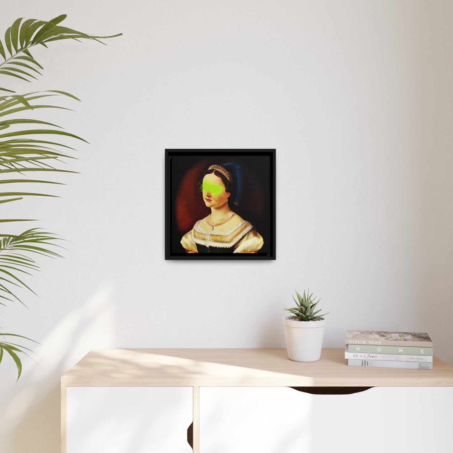 Elizabeth - Framed Square Canvas