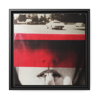 Cadillac Kiss Red - Framed Canvas