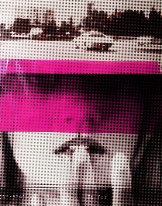 Cadillac Kiss Pink - Framed Canvas